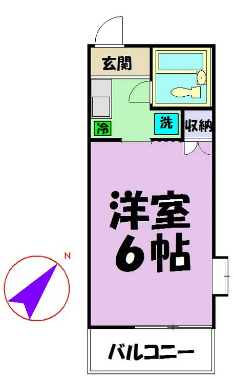 スパークルシティ 3階階 間取り