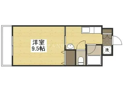 TOUEN BLDG トウエンビル(1K/8階)の間取り写真