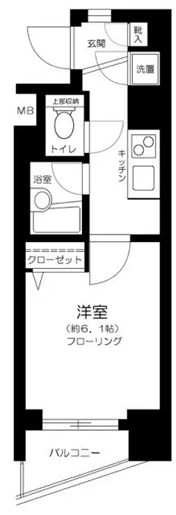 パレステュディオ渋谷WEST 12階階 間取り