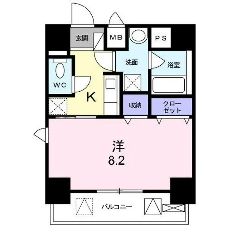 ヴェルトヘン横濱子安 3階階 間取り