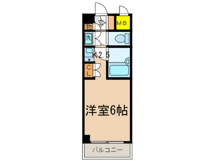 カーサアプリアーモ 2階階 間取り
