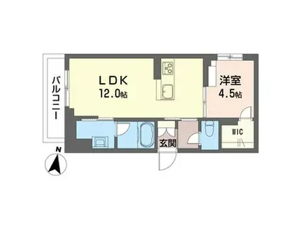 フラッツ秋津(1SLDK/2階)の間取り写真