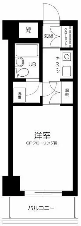 ライオンズマンション新宿東公園 3階階 間取り
