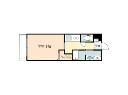 プレイス・アイ(1K/3階)の間取り写真