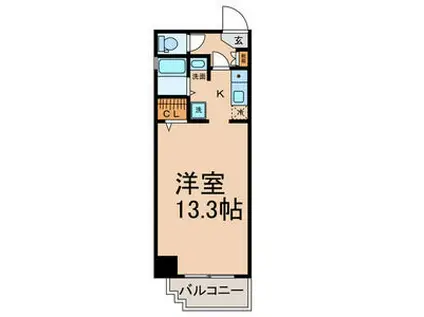 SUN STATE 上飯田(ワンルーム/10階)の間取り写真