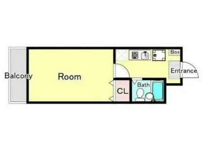 プラザマキシム(1K/5階)の間取り写真