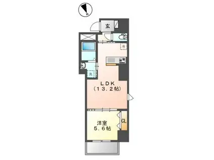 南砂3丁目店舗マンション工事(1LDK/3階)の間取り写真