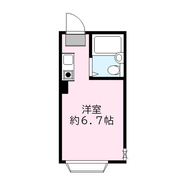 メゾンドみずほ(ワンルーム/3階)の間取り写真