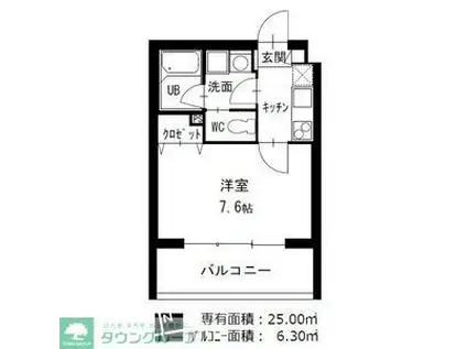 STEEDIII(1K/4階)の間取り写真