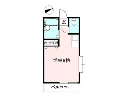 アイコート大泉学園(ワンルーム/3階)の間取り写真