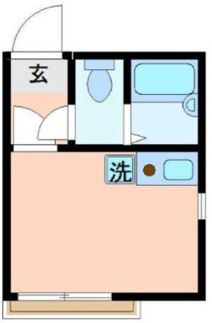 エスポワール西尾久(ワンルーム/3階)の間取り写真