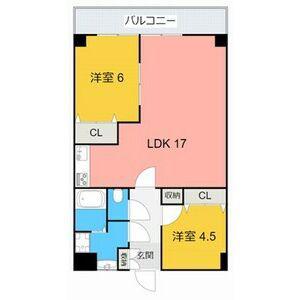 シーズンコート愛西(2LDK/3階)の間取り写真