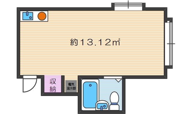 NORE大宮(ワンルーム/5階)の間取り写真