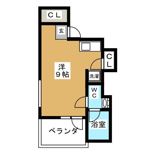 ノベルコート曳舟II(ワンルーム/4階)の間取り写真