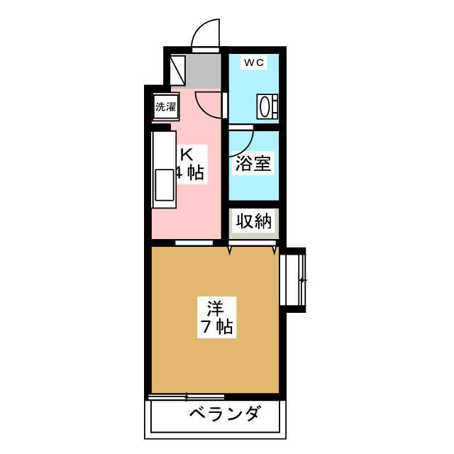 新江古田ST・HOUSE(1K/5階)の間取り写真
