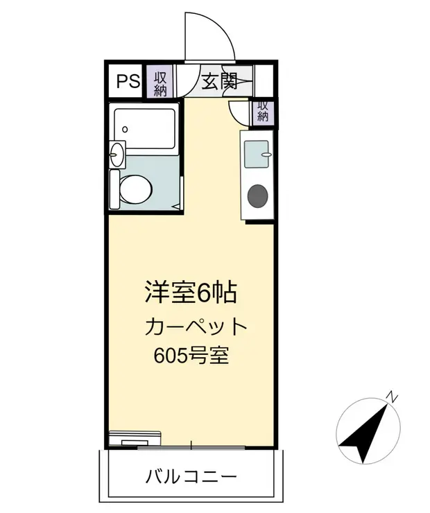 ライオンズマンション相模原第8 6階階 間取り