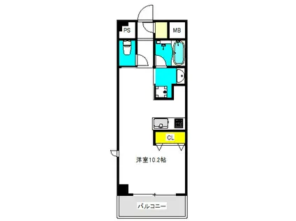 JHアパートメント(ワンルーム/1階)の間取り写真