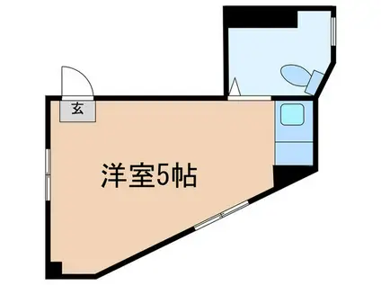 成増ヴィレッジ(ワンルーム/3階)の間取り写真
