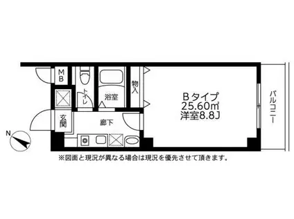 アトーレ鈴谷(1K/1階)の間取り写真