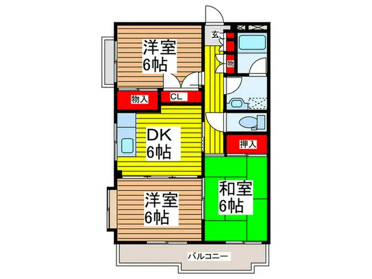 埼京レジデンス 3階階 間取り