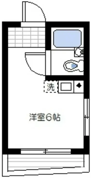 ポートハイム桜木町 3階階 間取り