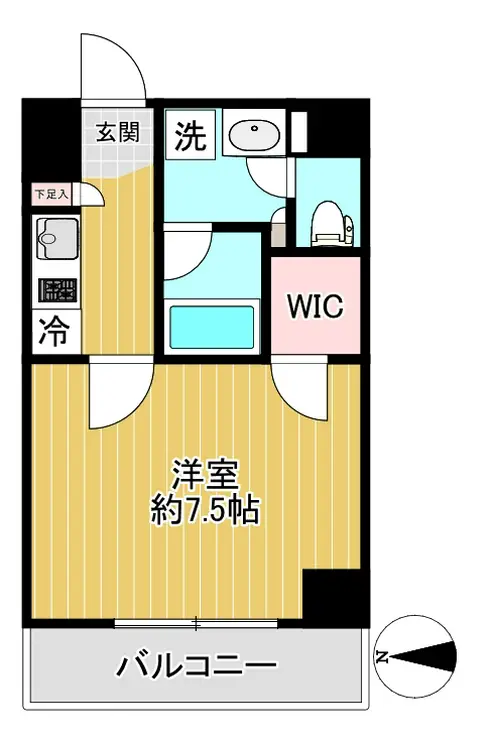 ルーブル上高井戸弐番館 7階階 間取り