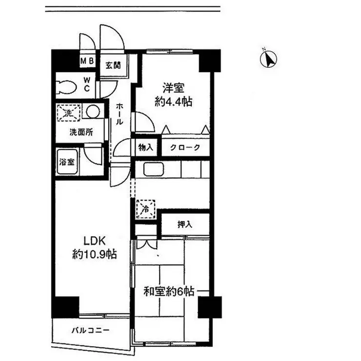 アドバンス江古田 3階階 間取り
