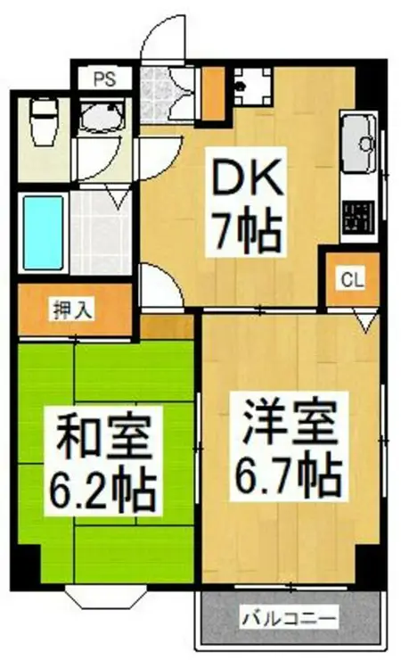 MaisondeLeo 4階階 間取り