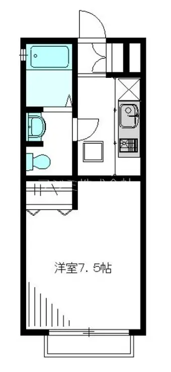 ローズハイツ 1階階 間取り
