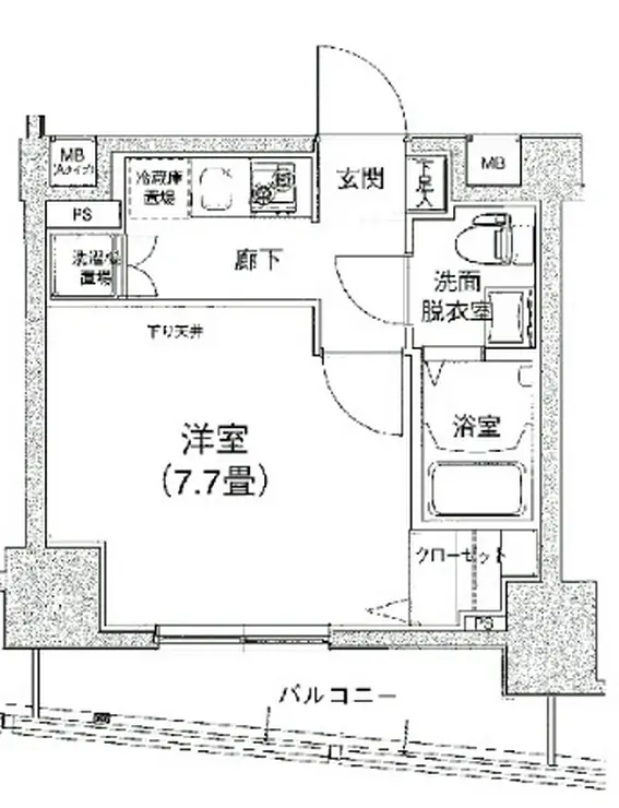 アイル文京白山 7階階 間取り