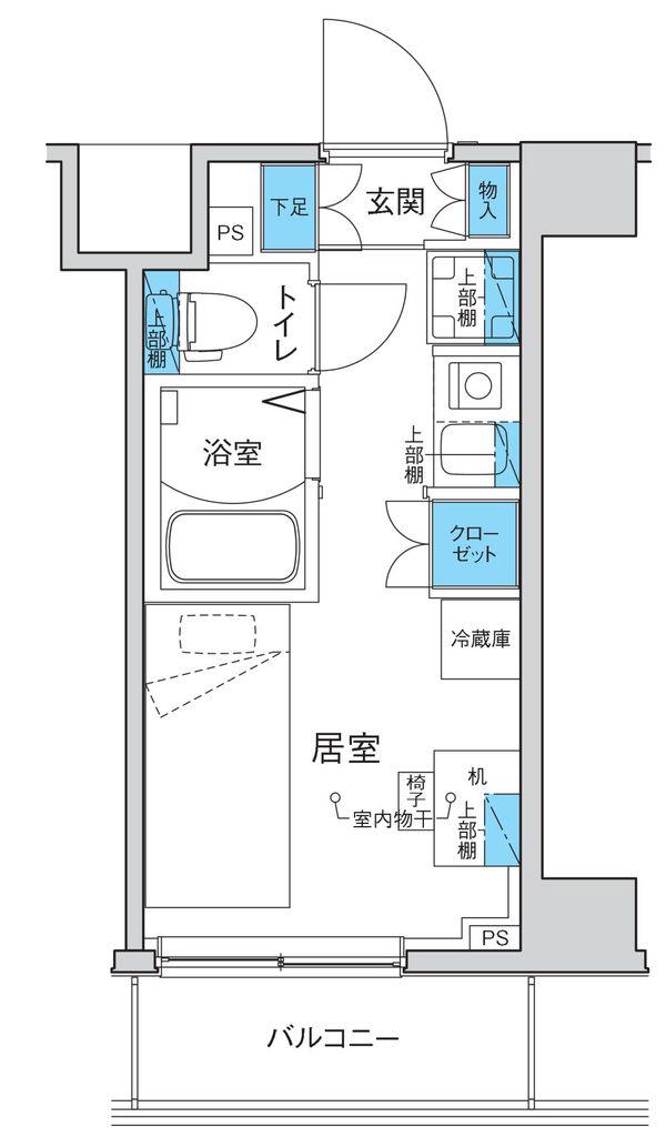 キャンパスヴィレッジ小竹向原(ワンルーム/5階)の間取り写真