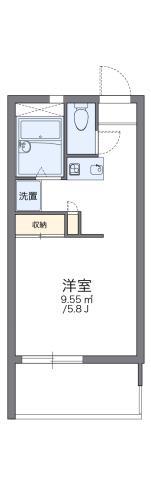 レオパレスヴィラ(1K/3階)の間取り写真