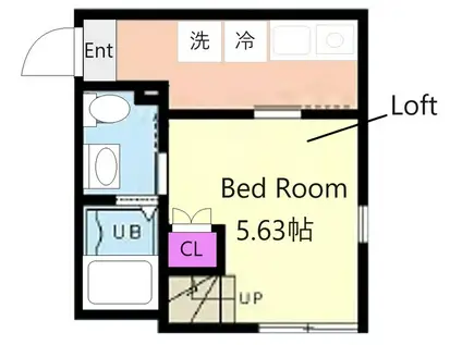 SRI PULLANNA IKUTA(1K/1階)の間取り写真