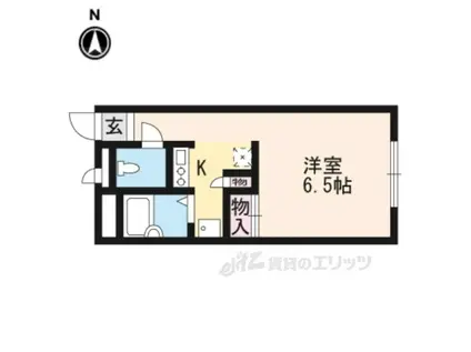 レオパレスROYALCOURT(1K/1階)の間取り写真