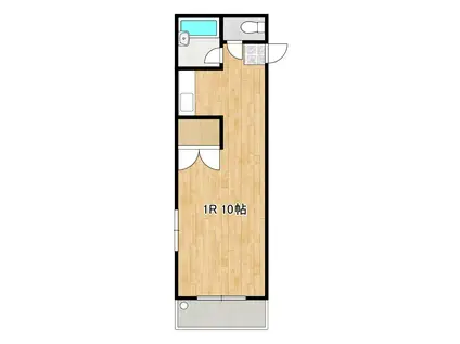 ロフティ薬園町(ワンルーム/2階)の間取り写真