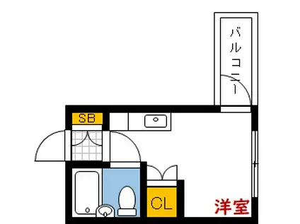 PETIT PAS三篠(ワンルーム/3階)の間取り写真