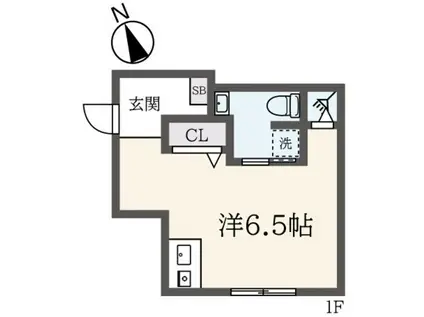 ソリッド北池袋(ワンルーム/1階)の間取り写真