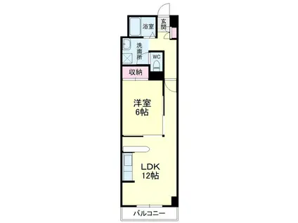 シティプレイス(1LDK/5階)の間取り写真