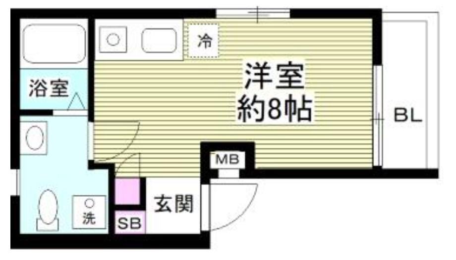 レティーナ銀座イースト(ワンルーム/5階)の間取り写真