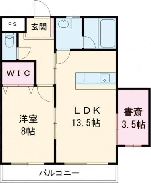 ラフレシール(1SLDK/3階)の間取り写真