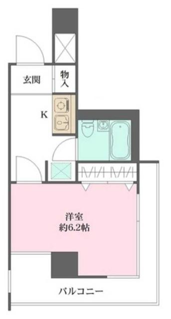 ST倶楽部(1K/3階)の間取り写真