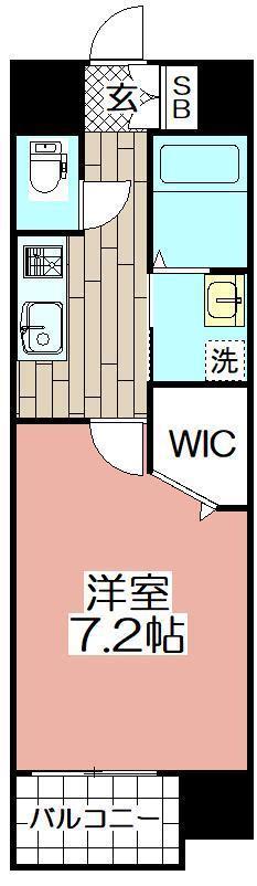 アクシオ片野(1K/3階)の間取り写真
