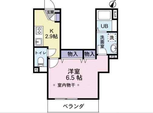 クレセント西新宿II(1K/3階)の間取り写真