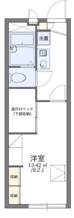 レオパレスクレイン(1K/2階)の間取り写真