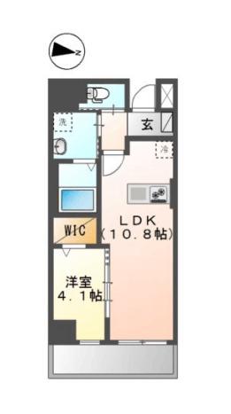 ベラビスタ木場(1LDK/2階)の間取り写真