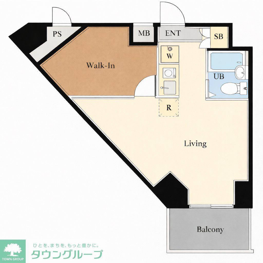 押上PARK SQUARE(ワンルーム/3階)の間取り写真