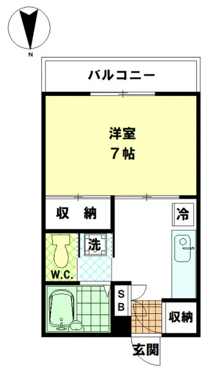 シャローム 2階階 間取り