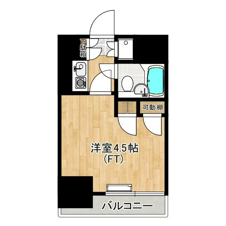 NICアーバンスピリッツ横浜反町 2階階 間取り