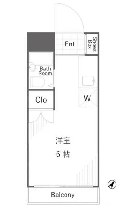 ドミールさつきが丘 2階階 間取り