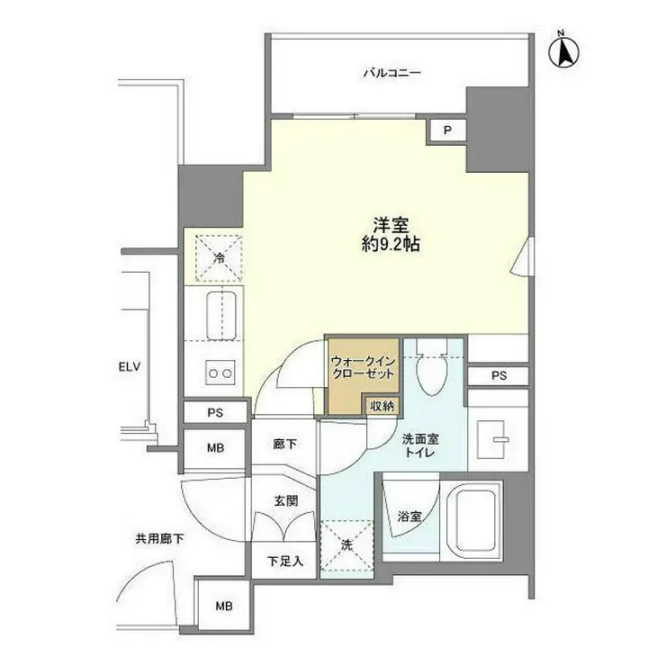 ブランズ大手町 13階階 間取り